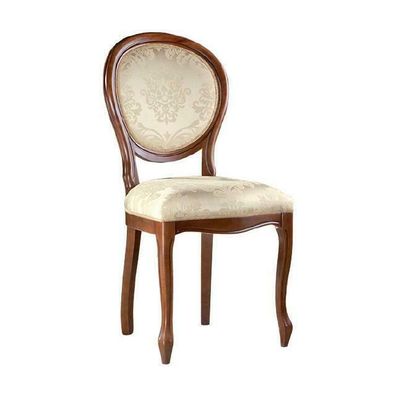 Klassische Stühle Stuhl Echtes Holz Massiv Französische Möbel Esszimmerstuhl