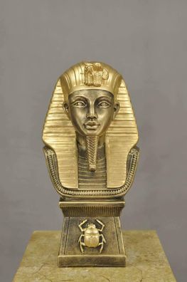Design Ägypten Skulptur Tutanchamun Figur Skulpturen Figuren Dekoration Pharao