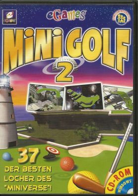 Mini Golf 2 von eGames (PC, 2001, DVD-Box) sehr guter Zustand