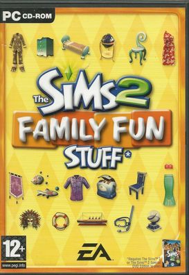 Die Sims 2: Family Fun - Accessoires - Add-On (PC, 2006, DVD-Box) mit Anleitung
