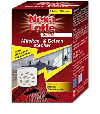 NEXA LOTTE® Ultra Mücken- & Gelsenstecker Startpackung, 1 Set
