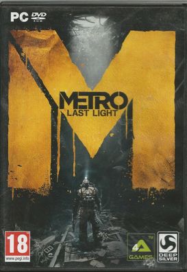 Metro: Last Light (PC, 2014, DVD-BOX) ohne Anleitung, mit Steam Key Code