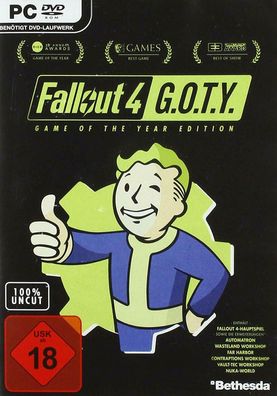 Fallout 4 Game of the Year Edition (PC 2017 Nur Steam Key Download Code) No DVD