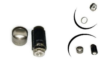 NEU! Passend für Nintendo DS Lite NDSL Scharnier Achselwelle Spindel mit Ring