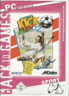 Kick Off 2002 von Back to Games (PC, 2005, DVD-Box) Handbuch auf CD, Zustand gut