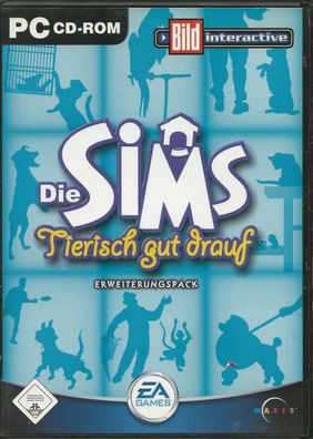 Die Sims: Tierisch gut drauf - Erweiterungspack (PC, 2002, DVD-Box) Zustand gut