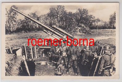 53354 Ak Unsere Luftwaffe 8,8 cm Flakgeschütz in Feuerstellung im 2. Weltkrieg