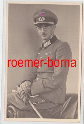 75900 Foto Ak Oberleutnant aus Garmisch Partenkirchen im 2. Weltkrieg