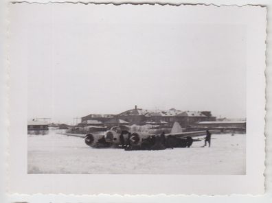 70833 Original Foto Kampfgeschwader Hindenburg Dno Russland 2. Weltkrieg 1943