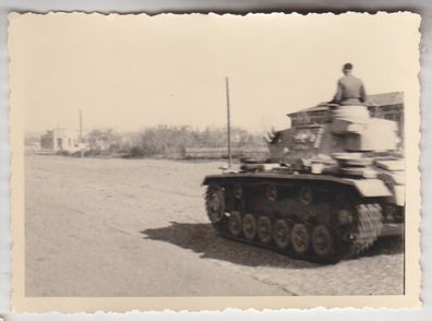 69338 Original Foto Panzerkampfwagen III in Morosowsk Russland 2. Weltkrieg 1942