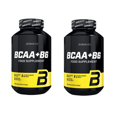 BCAA + B6 von BioTech USA 2x200Tab.