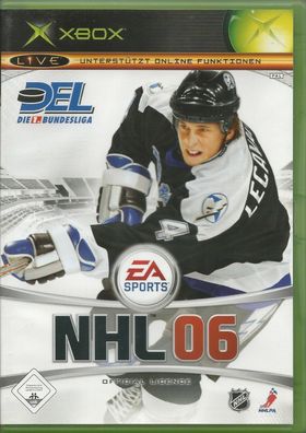 NHL 06 (Microsoft Xbox, 2005, DVD-Box) mit Anleitung, Zustand gut