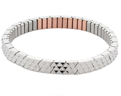 Energetix Flex- Armband Dreieck-Form,3770-2, Größe L Edelstahl Magnetschmuck