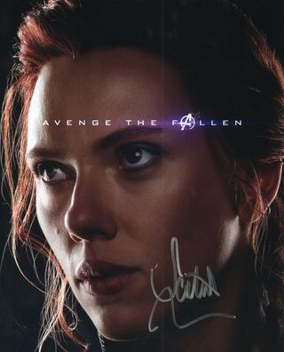 Scarlett Johansson Autogramm Avengers