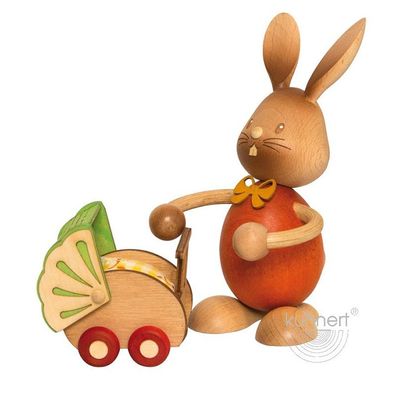 Küken Eierschale mit Küken 10 cm NEU Osterdeko Erzgebirge Ostern Holz Deko