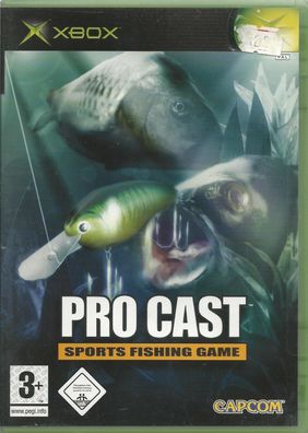Pro Cast Sports Fishing Game (Microsoft Xbox, 2003, DVD-Box) mit Anleitung