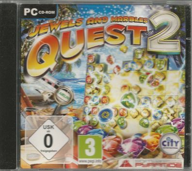 Jewels And Marbles Quest 2 (PC, 2011, Jewelcase) sehr guter Zustand