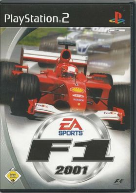 F1 2001 (Sony PlayStation 2, 2001, DVD-Box) komplett mit Anleitung