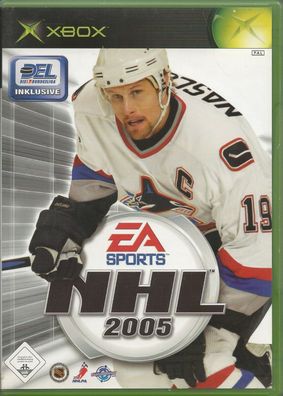 NHL 2005 (Microsoft Xbox, 2004, DVD-Box) ohne Anleitung, Zustand akzeptabel