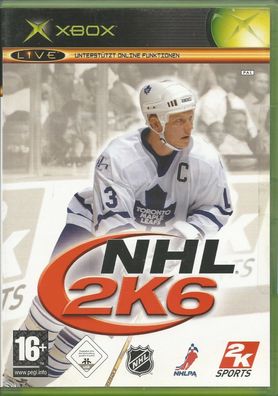 NHL 2K6 (Microsoft Xbox, 2006, DVD-Box) sehr guter Zustand