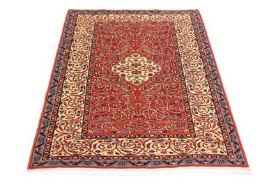 Hochwertiger handgeknüpfter afghanischer Antik - Teppich. Maß: 1,45x1,19