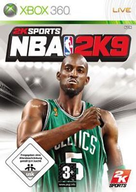 NBA 2K9 (Microsoft Xbox 360, 2008, DVD-Box) - sehr guter Zustand