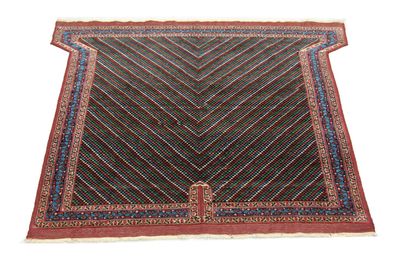 Hochwertiger handgeknüpfter afghanischer Antik - Teppich. Maß: 1,16x1,06