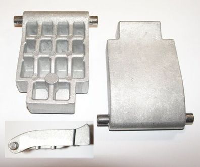 Gegenplatte passend für WOLF SSD 2400 E Walzenhäcksler Häcksler Gartenhäcksler