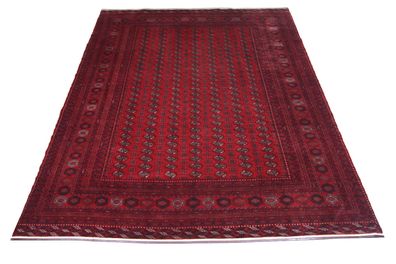 Hochwertiger handgeknüpfter afghanischer Maouri -Teppich Maß:3,38x2,58