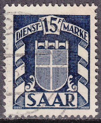 Saarland Dienstmarke 40 O #017654