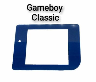 Passend für Game Boy Classic Glas Display blau Scheibe Blau LCD Linse Screen
