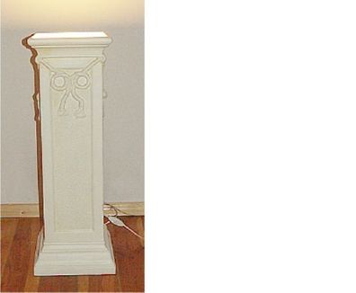 Säulenlampe Säule Lampe Steh Leuchte Skulptur Stand Leuchten Figur Skulpturen