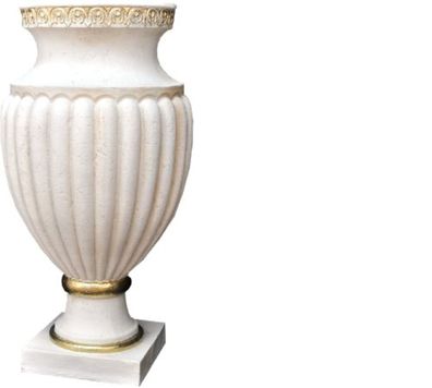 XXL Vase Tisch Dekoration Deko Vasen Antik Stil Skulptur Figur Kelch Rom 0882