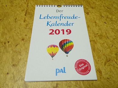 PAL Der Lebensfreude-Kalender Jahreskalender Wandkalender 2019 Spiralbindung