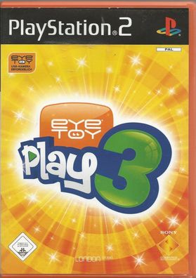 EyeToy Play 3 (Sony PlayStation 2, 2005, DVD-Box) sehr guter Zustand