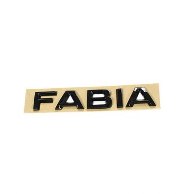 Original Skoda Fabia Schriftzug schwarz Emblem Blackline Logo Aufkleber