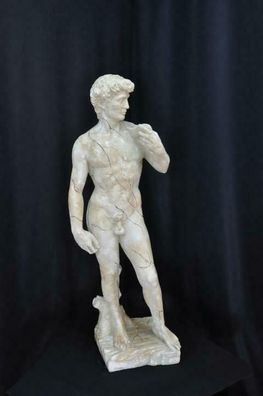 David Skulpturen Skulptur Statue Gartenfigur Figur Dekofigur Mann Garten 0347