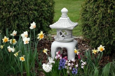 Blumen Dekoration Japanischer Garten Haus Statue Figur Deko Terrasse Figuren 608