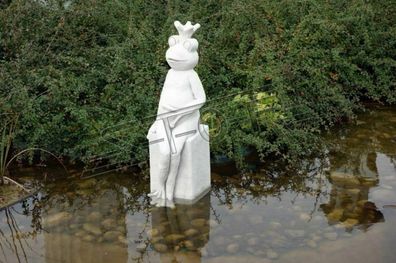 Garten Dekoration Frosch Terrasse Stein Figuren Figur Deko Statue Skulptur Neu
