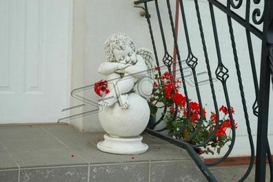 Engel Kugel Statue Figur Figuren Statuen Skulptur Skulpturen Garten Dekoration