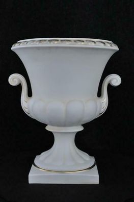 XXL Design Blumen Topf Dekoration Vase Vasen Handarbeit Deko Kelch Pokal 31cm