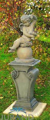 Steinfigur Wetterfest Steinguss Grabschmuck Grab Engel Gartenfigur Figur 8508
