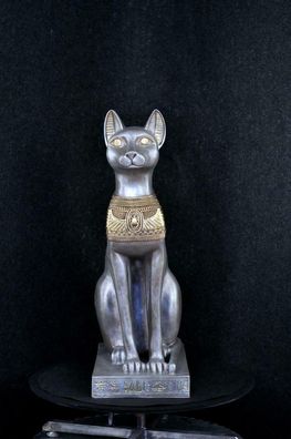 Design Ägyptische Katze Figur Statue Skulptur Figuren Skulpturen Deko Neu 74cm
