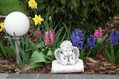 Engel Figur Statue Grabstein Figuren Statuen Skulptur Skulpturen Garten 22cm