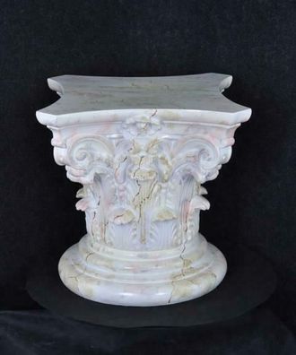 Medusa Säule Römische Säulen Marmor Skulptur Figur Deko Dekoration Ständer 1027