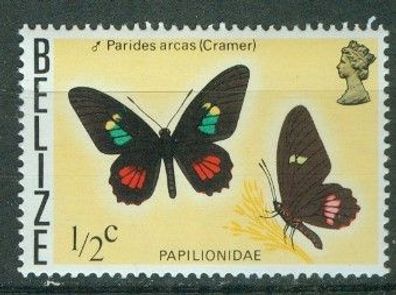 Belize Mi 330 postfr. Schmetterlinge mot2567