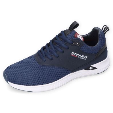 Dockers by Gerli 44BC001 Herren Sportiver Schnürer Sock Sneaker Low Top Navy Blau