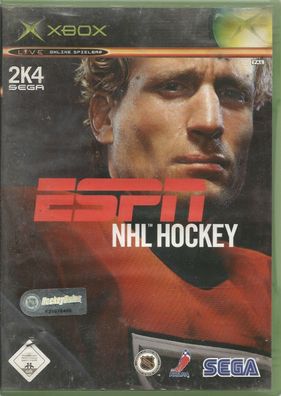 ESPN NHL Hockey (Microsoft Xbox, 2003, DVD-Box) sehr guter Zustand