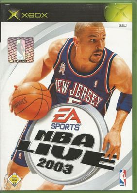 NBA Live 2003 (Microsoft Xbox, 2002, DVD-Box)