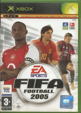 FIFA Football 2005 (Microsoft Xbox, 2005, DVD-Box) Zustand gut
